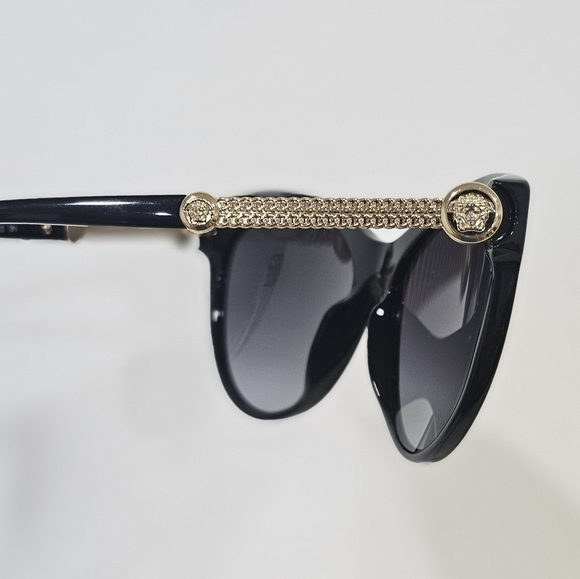 Versace women sunglasses black and gold main image 2